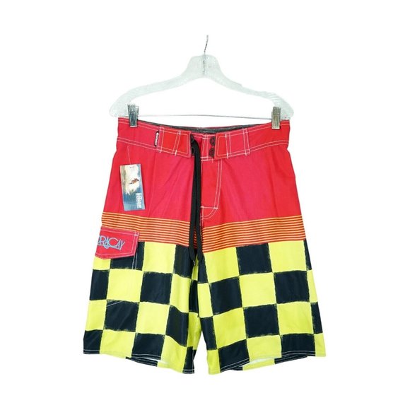 NWT Boracay Swim Trunks Shorts Multicolor Polyester Size 30 - Picture 1 of 4